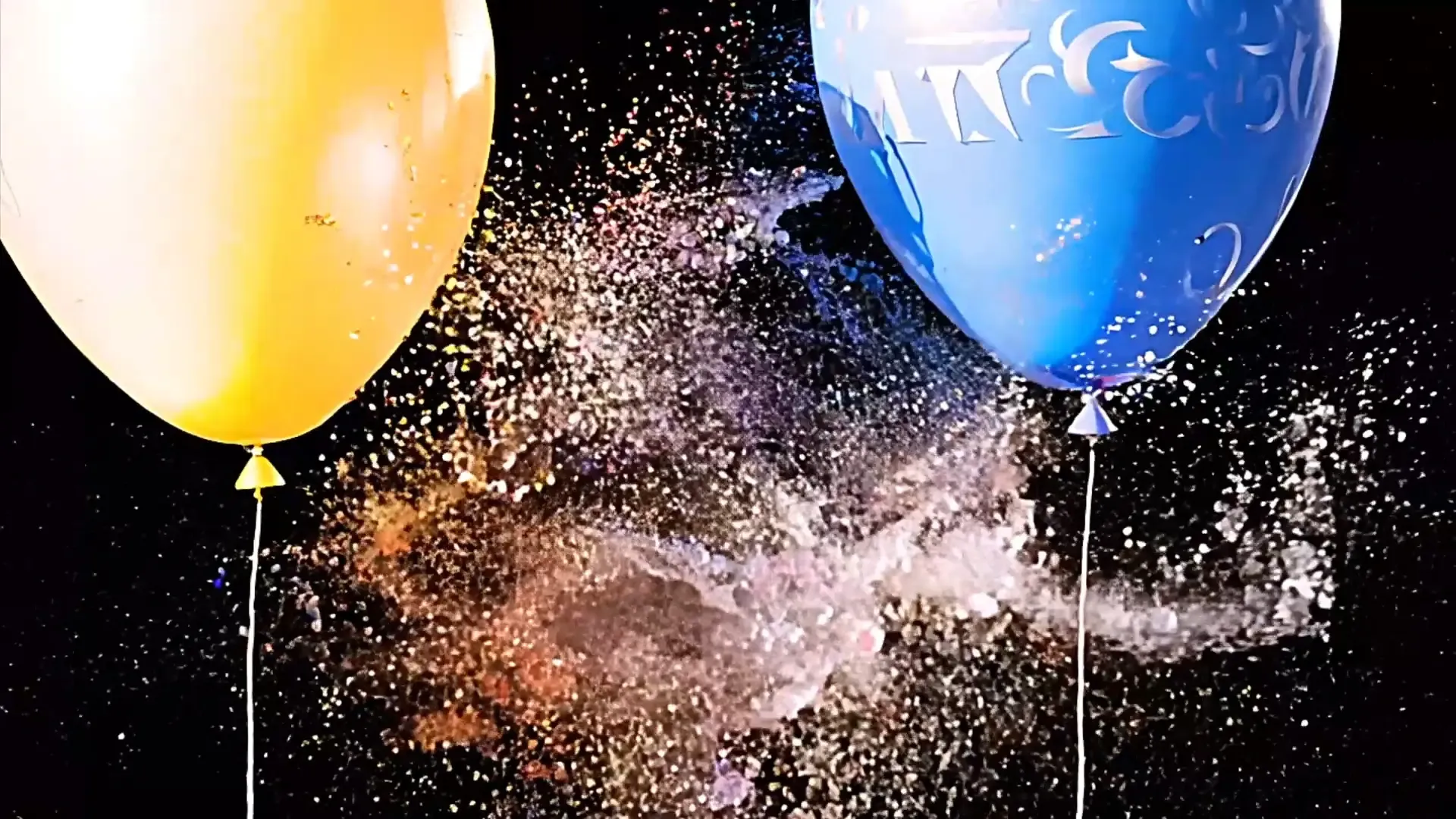 Colorful Balloon Explosion Transition for Exciting Birthday Videos